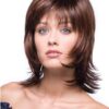 Women's Blonde Straight Synthetic Wig Basic Cap Layered By Rooted