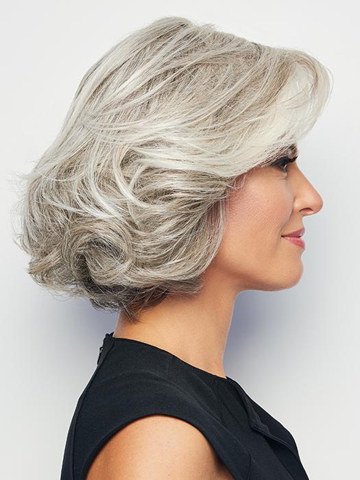 Women's Short Curly Hf Synthetic Lace Front Wig Mono Part Layered