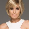 Women's Short Blonde Synthetic Lace Front Wig Hand Tied By Rooted