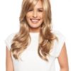 Amber Large | Women's Lace Front Monofilament Synthetic Blonde Rooted Wavy Red Wigs - wigglytuff.net