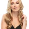 Amber | Women's Lace Front Monofilament Synthetic Blonde Rooted Wavy Red Wigs - wigglytuff.net