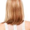 Elle | Women's Bob Lace Front Synthetic Blonde Mid-Length Straight Gray Wigs - wigglytuff.net