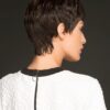 Tab | Women's Pixie Gray Lace Front Brunette Short Rooted Wigs - wigglytuff.net