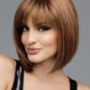 Carley | Gray Straight Red Bob Synthetic Blonde Black Rooted Wigs - wigglytuff.net