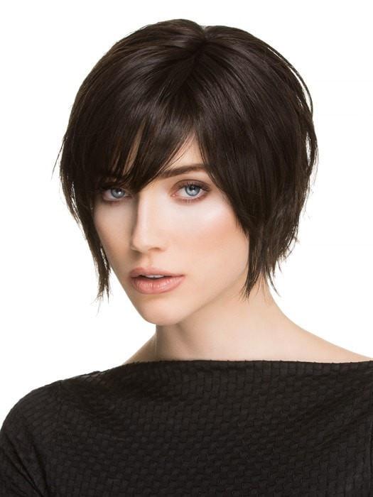 Echo | Blonde Rooted Straight Lace Front Brunette Layered Synthetic Wigs - wigglytuff.net