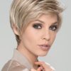 Ever Mono | Blonde Rooted Women's Short Lace Front Red Synthetic Wigs - wigglytuff.net