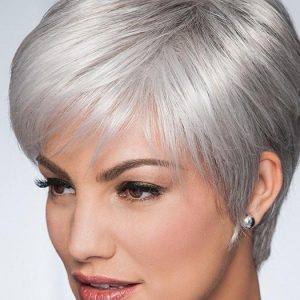 Renew | Blonde Synthetic Gray Straight Women's Wigs - wigglytuff.net