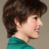Smart Mono | Blonde New Arrivals Layered Rooted Short Synthetic Monofilament Lace Front Wigs - wigglytuff.net
