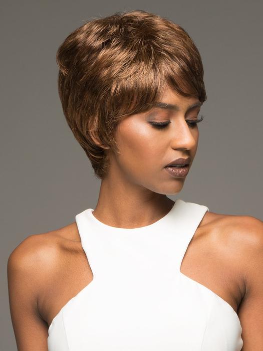 Amy | Blonde Short Women's African American Red Synthetic Wigs - wigglytuff.net