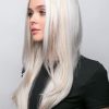 Lennox | Black Rooted Long Colored Red Synthetic Wavy Lace Front Wigs - wigglytuff.net
