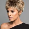 Power | Blonde Rooted Women's Pixie Red Black Synthetic Wigs - wigglytuff.net