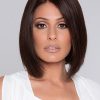 Prestige | Black Monofilament Straight Short Lace Front Rooted New Arrivals Bob Wigs - wigglytuff.net