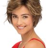 Preston | Black Monofilament Women's Layered Lace Front Blonde Rooted New Arrivals Wigs - wigglytuff.net