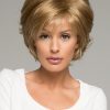 Sandie | Blonde Short Rooted Gray Straight Synthetic Wigs - wigglytuff.net