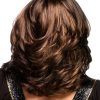 Autumn | Black Synthetic Mid-Length Brunette Women's Wigs - wigglytuff.net