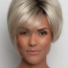 Susanne | Black Rooted Straight Gray New Arrivals Blonde Bob Wigs - wigglytuff.net