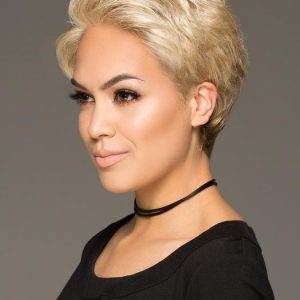 Acclaim | Brunette Blonde Gray Curly Synthetic Wigs - wigglytuff.net