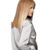 Adelle | Red Monofilament Blonde Mid-Length Straight Brunette Wigs - wigglytuff.net