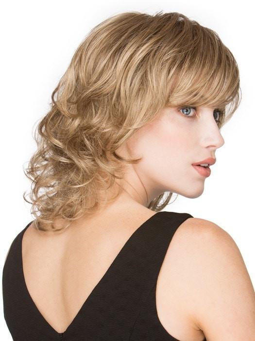 Cat | Brunette Rooted Blonde Synthetic Curly Wigs - wigglytuff.net