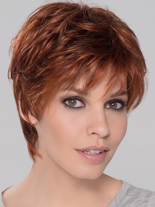Ivy | Red Synthetic Short Rooted Lace Front Wigs - wigglytuff.net