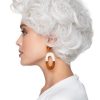 Tapered Curls | Bob Synthetic Brunette Blonde Red Women's Short Wigs - wigglytuff.net