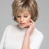 Trend Setter | Rooted Short Women's Layered Black Mid-Length Blonde Wigs - wigglytuff.net