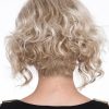 Harper | Bob Synthetic Curly Brunette Rooted Red Gray Women's Wigs - wigglytuff.net