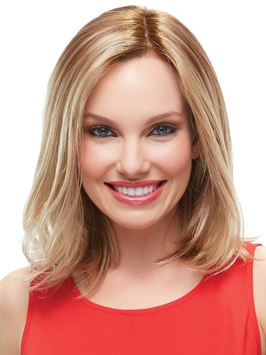 Karlie | Bob Lace Front Monofilament Brunette Rooted Straight Red Women's Wigs - wigglytuff.net