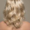 Beach Mono | Curly Layered Brunette Rooted Mid-Length Women's Lace Front Wigs - wigglytuff.net