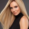 Blake Petite | Straight Long Brunette Human Hair Monofilament Red Lace Front Wigs - wigglytuff.net