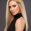 Blake Petite | Straight Long Brunette Human Hair Monofilament Red Lace Front Wigs - wigglytuff.net