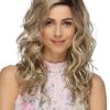 Blaze | Curly Brunette Lace Front Long Women's Rooted Synthetic Wigs - wigglytuff.net
