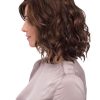 Brooklyn | Curly Layered Brunette Synthetic Mid-Length Bob Lace Front Women's Wigs - wigglytuff.net