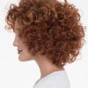 Kenya | Curly Layered Brunette Rooted Black Red Women's Wigs - wigglytuff.net