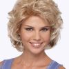 Compliment | Mid-Length Gray Red Women's Blonde Wigs - wigglytuff.net